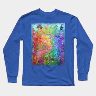 Rainbow Jellyfish Long Sleeve T-Shirt